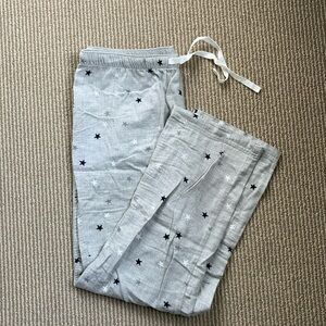 Star wide leg pajamas pants